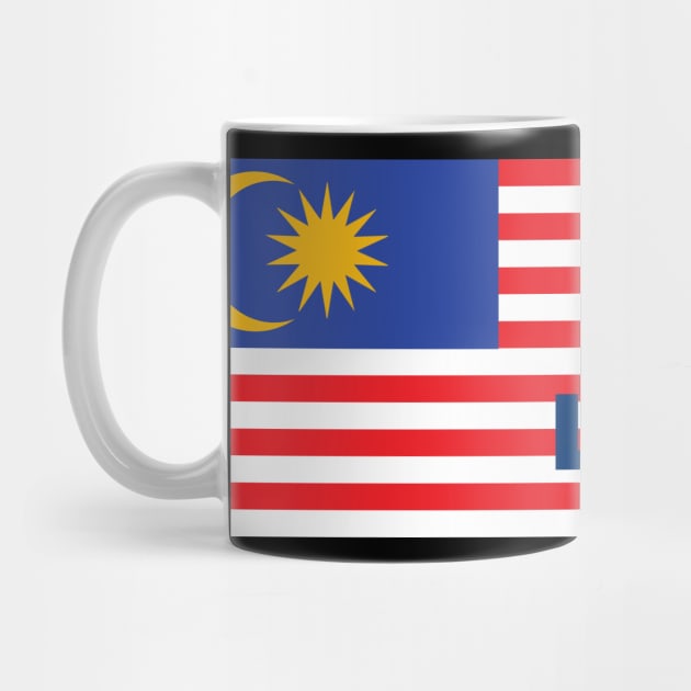 Kuala Lumpur City in Malaysian Flag by aybe7elf